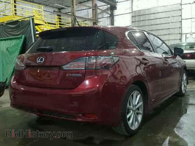2012 LEXUS CT 200 - VIN: JTHKD5BH5C2116668 - Фото 4