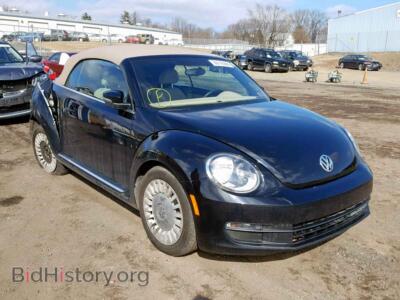 2014 Volkswagen BEETLE, черный — VIN 3VW5P7AT2EM802490, Copart