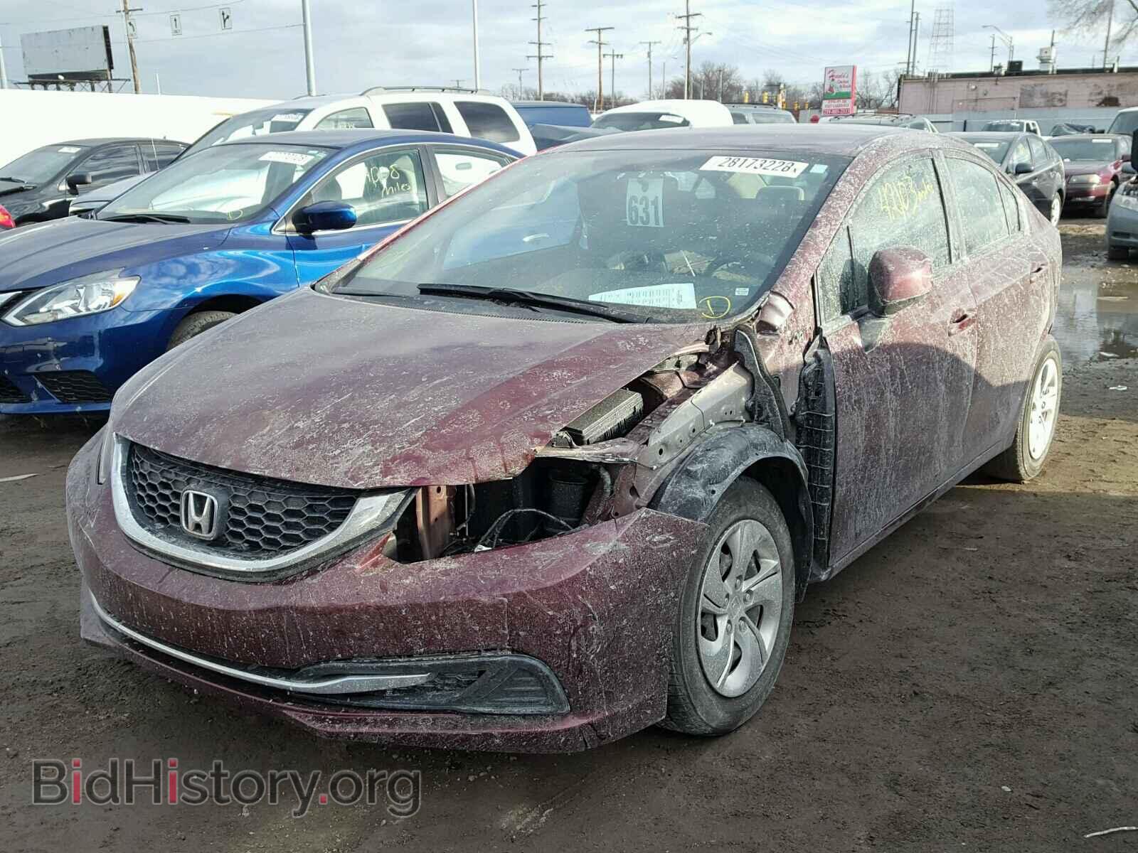 2013 HONDA CIVIC - VIN: 19XFB2F50DE024993 - Фото 2