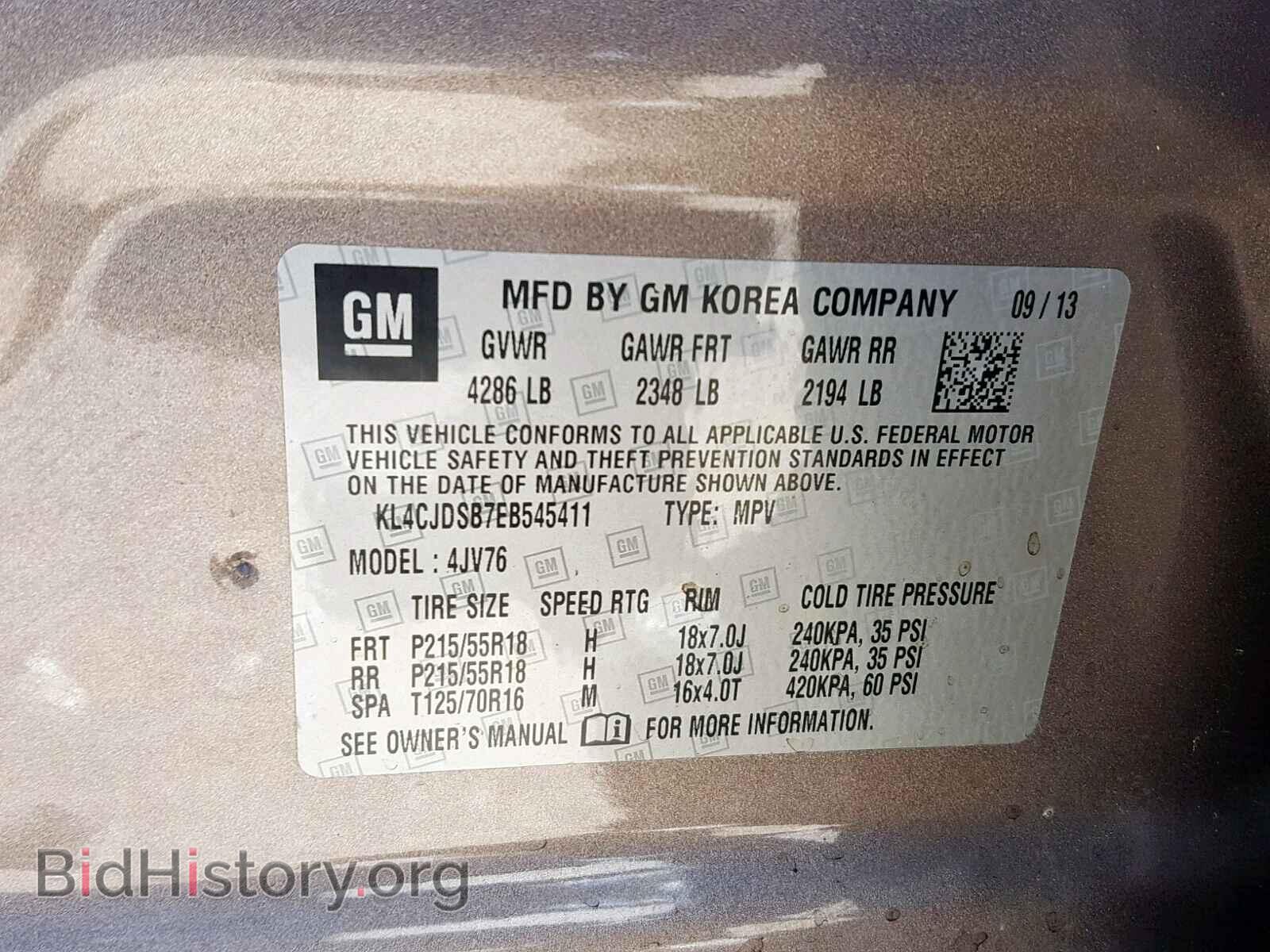 2014 BUICK ENCORE PRE - VIN: KL4CJDSB7EB545411 - Photo 10
