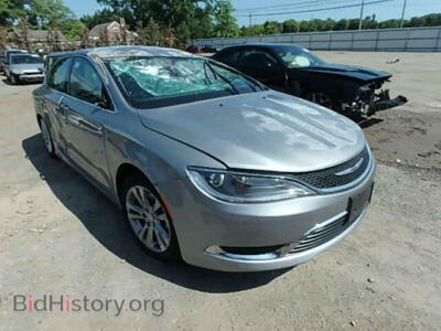 2015 Chrysler 200 200 Limite, серый — VIN 1C3CCCAB2FN703458, Copart