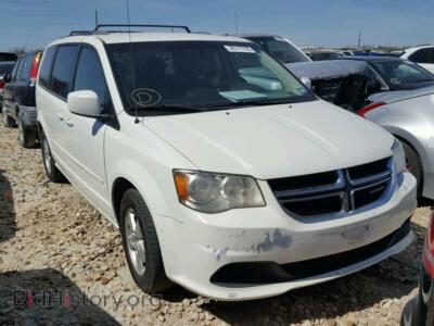 2011 Dodge CARAVAN Grand Cara, white — VIN 2D4RN3DG3BR731146, Copart