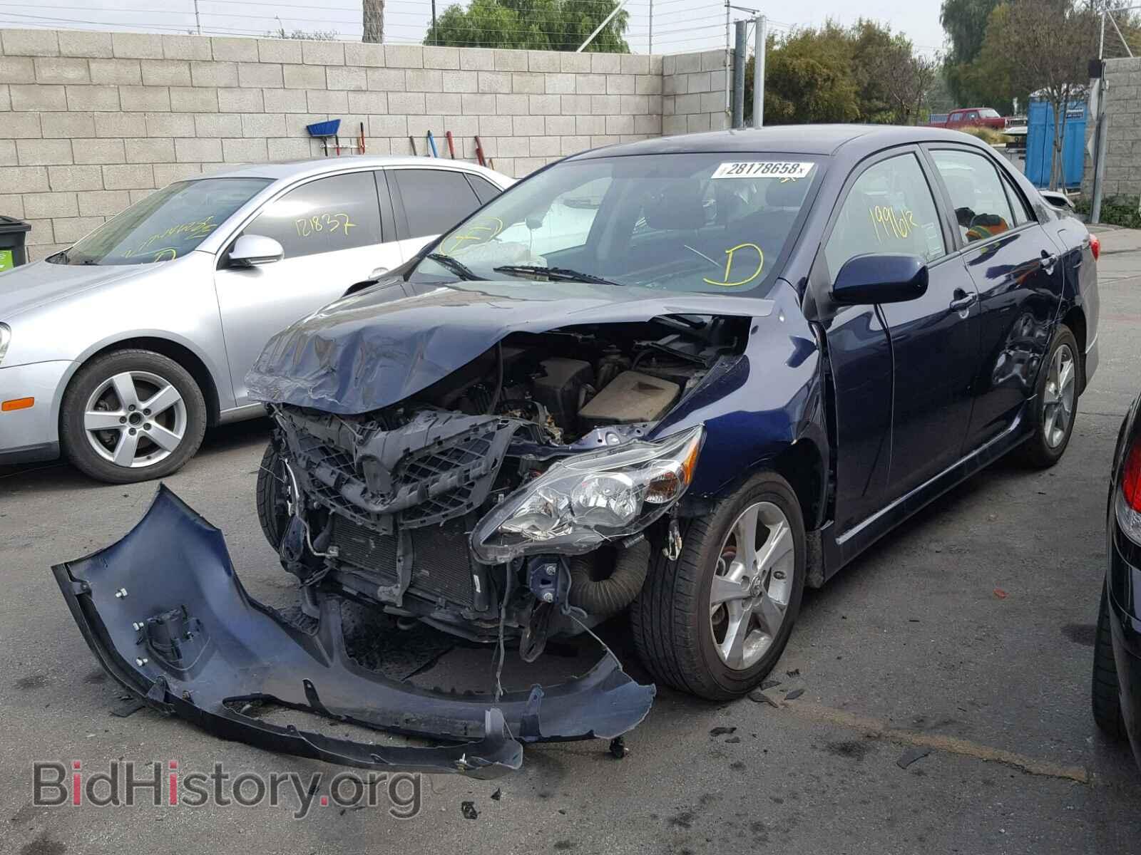 2011 TOYOTA COROLLA BA - VIN: 2T1BU4EE1BC590212 - Фото 2