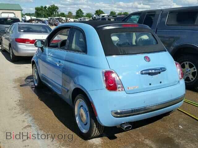 2015 FIAT 500 - VIN: 3C3CFFER3FT733178 - Фото 3