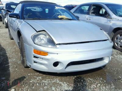 2001 Mitsubishi ECLIPSE Eclipse SP, серебристый — VIN 4A3AE45G61E207478, Copart