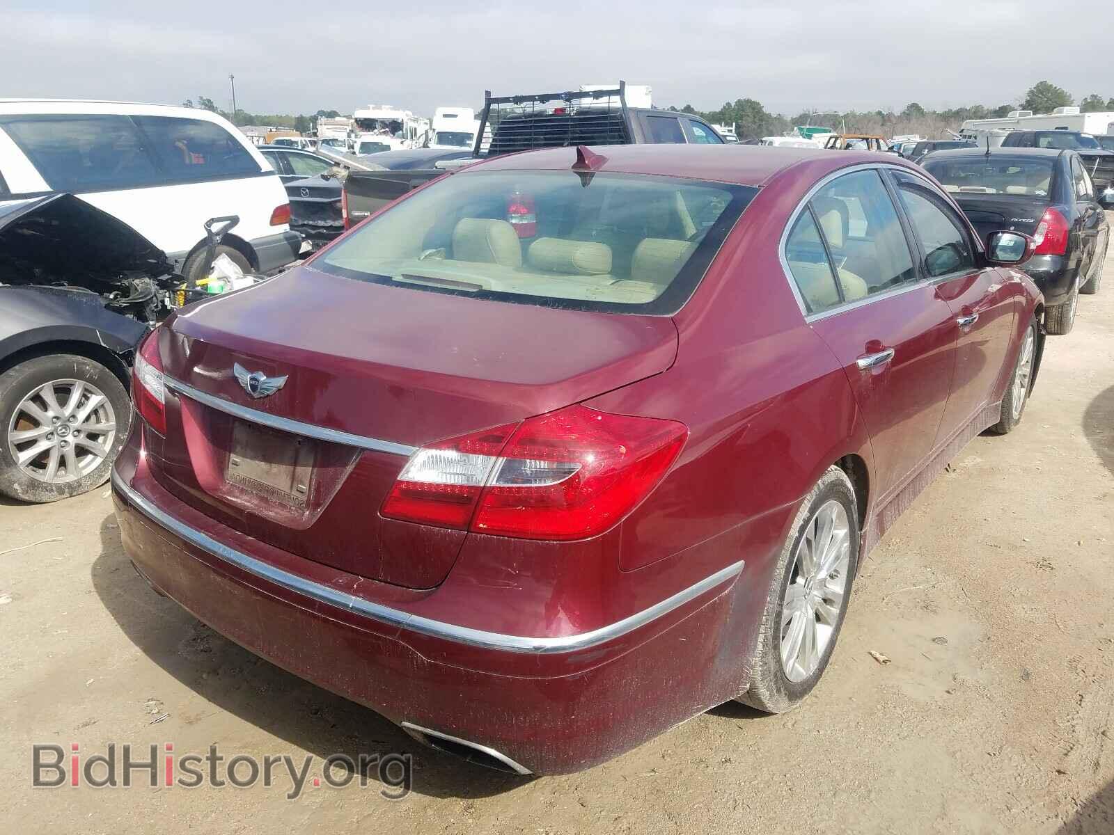 2012 HYUNDAI GENESIS - VIN: KMHGC4DD1CU167356 - Фото 4