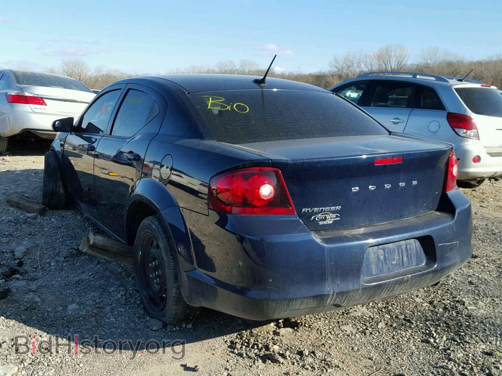 2013 DODGE AVENGER - VIN: 1C3CDZAB0DN731322 - Фото 3