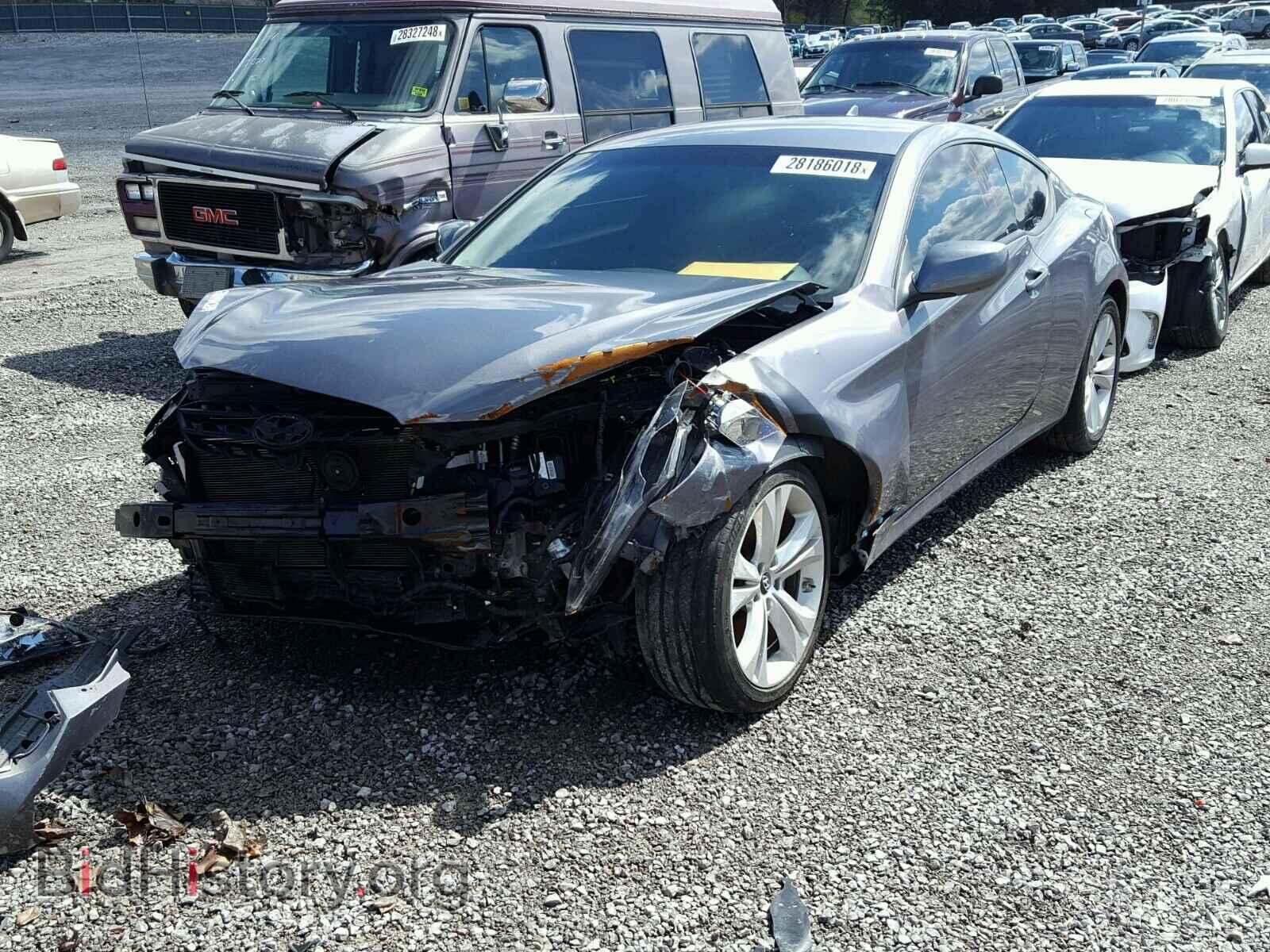 2012 HYUNDAI GENESIS - VIN: KMHHT6KD0CU070250 - Фото 2