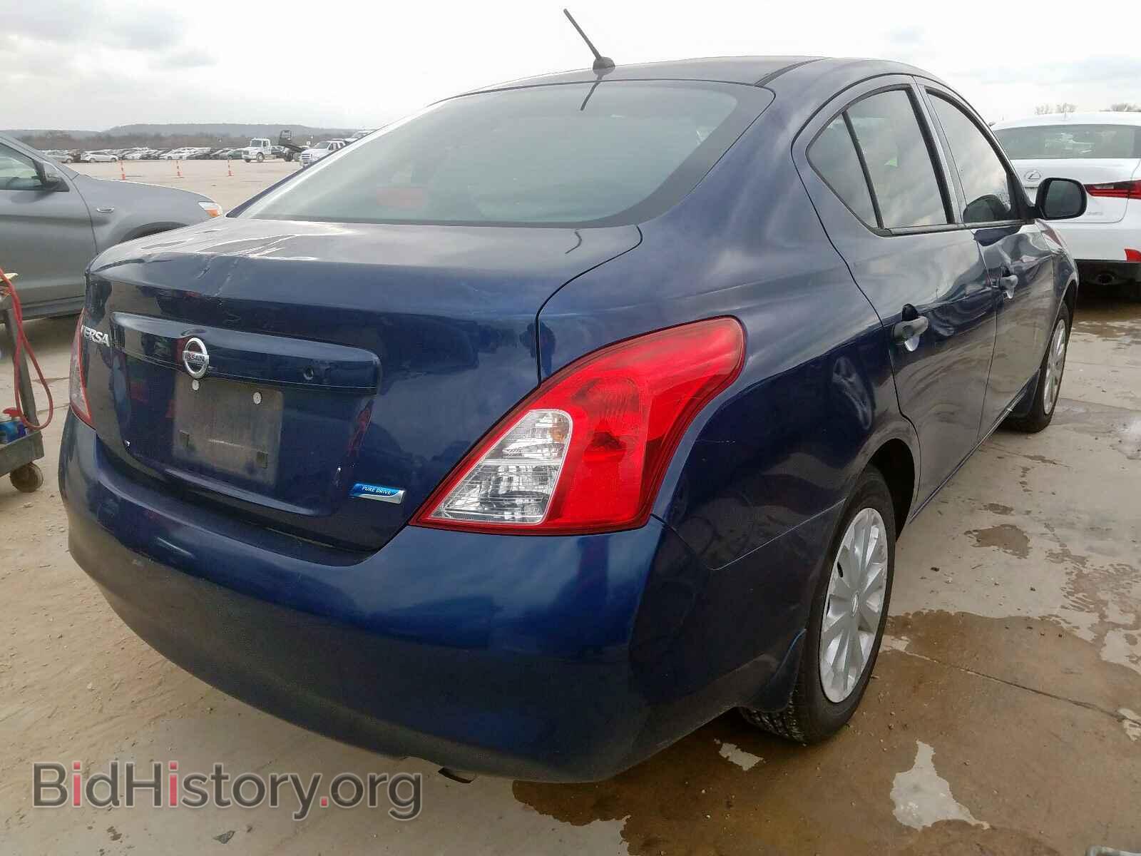 2012 NISSAN VERSA - VIN: 3N1CN7AP3CL932500 - Фото 4