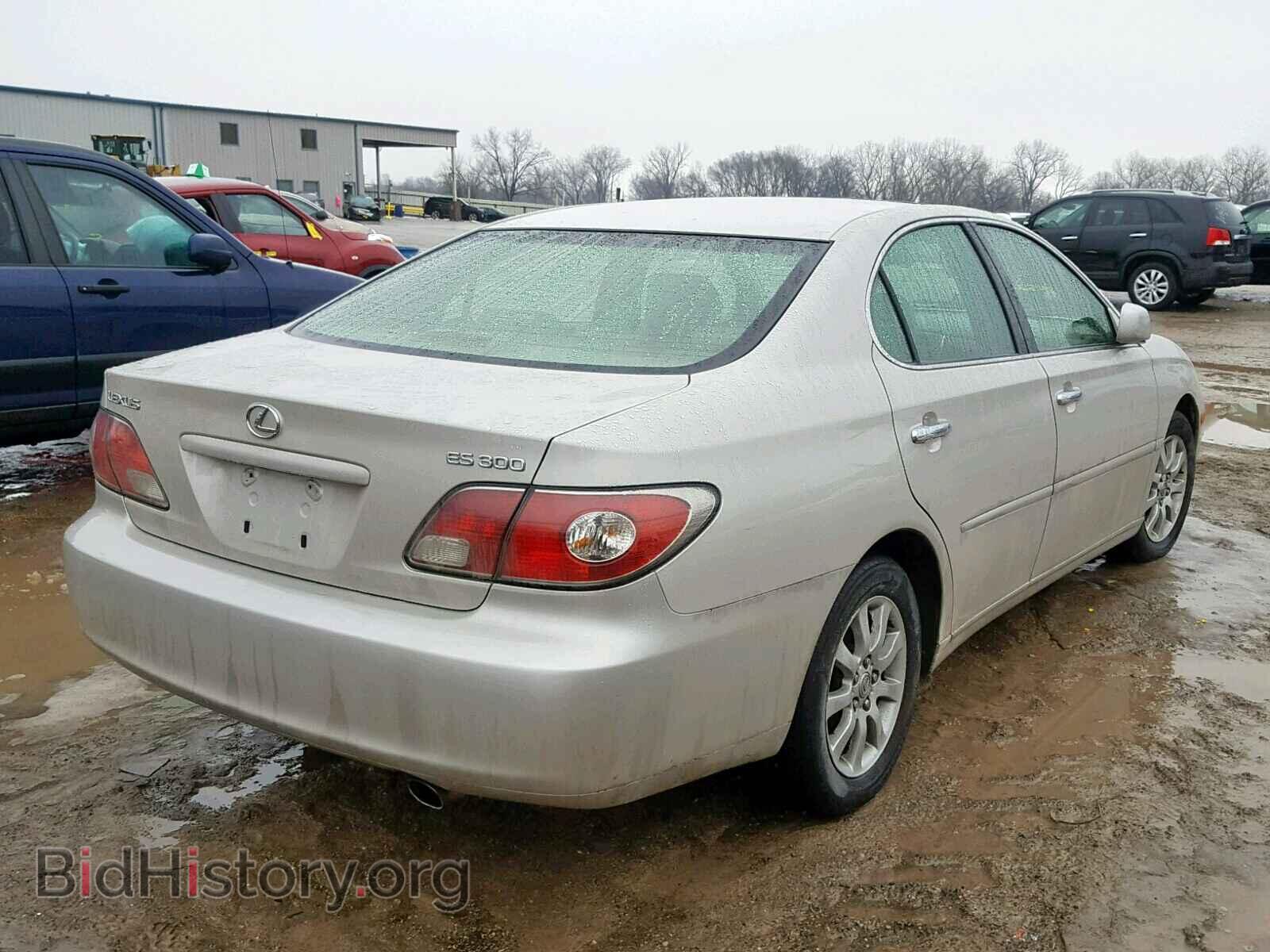 2003 LEXUS ES300 - VIN: JTHBF30G430148452 - Фото 4