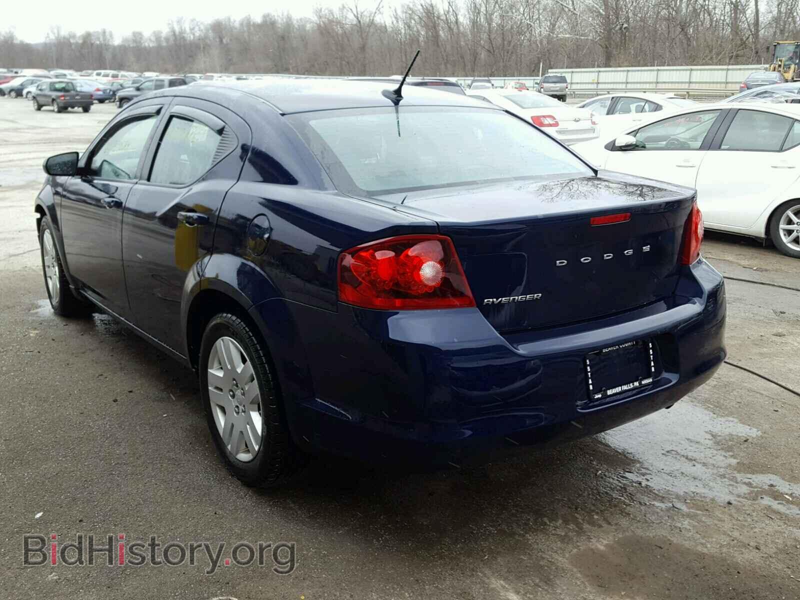 2013 DODGE AVENGER - VIN: 1C3CDZAB6DN622945 - Фото 3