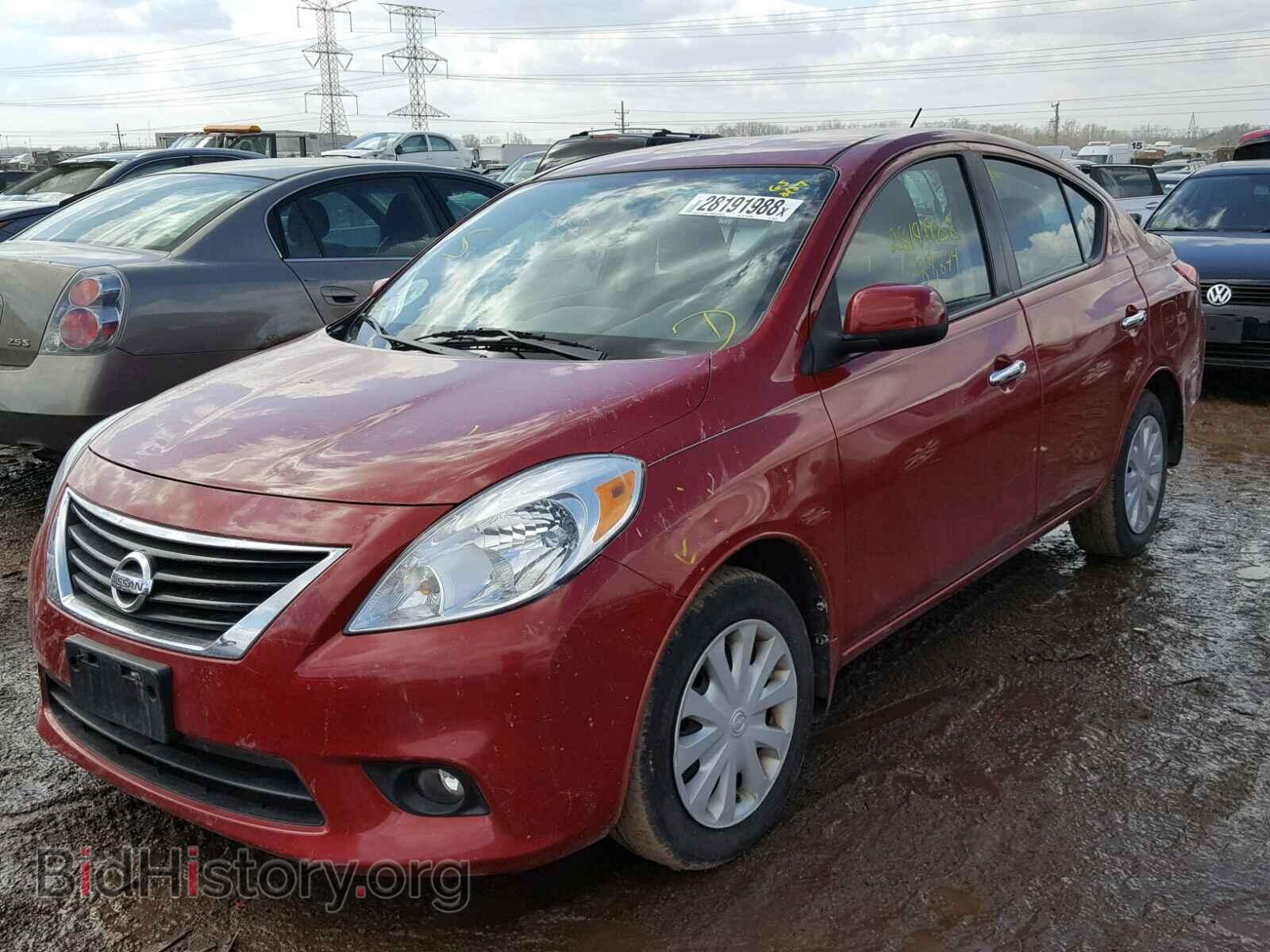 2012 NISSAN VERSA - VIN: 3N1CN7AP4CL939102 - Фото 2