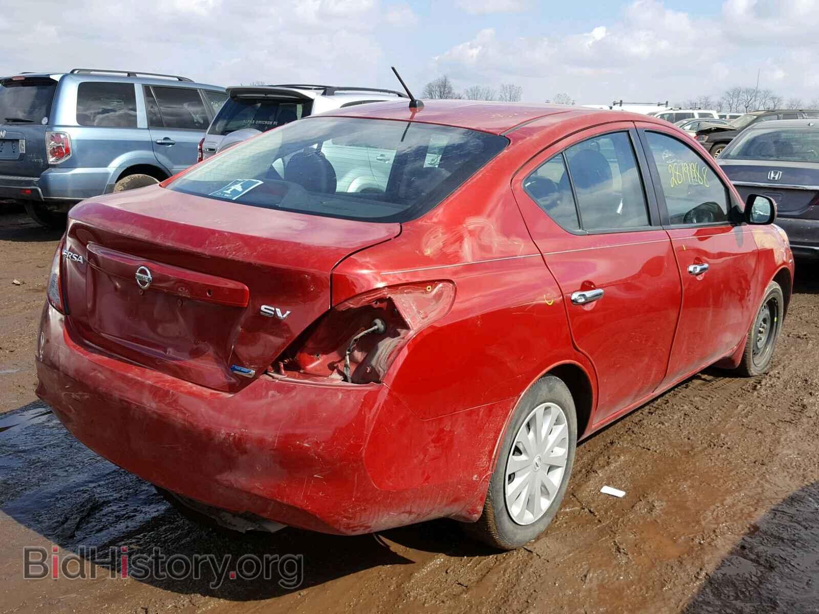 2012 NISSAN VERSA - VIN: 3N1CN7AP4CL939102 - Фото 4