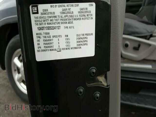 2005 GMC ENVOY - VIN: 1GKDT13S552241127 - Фото 10