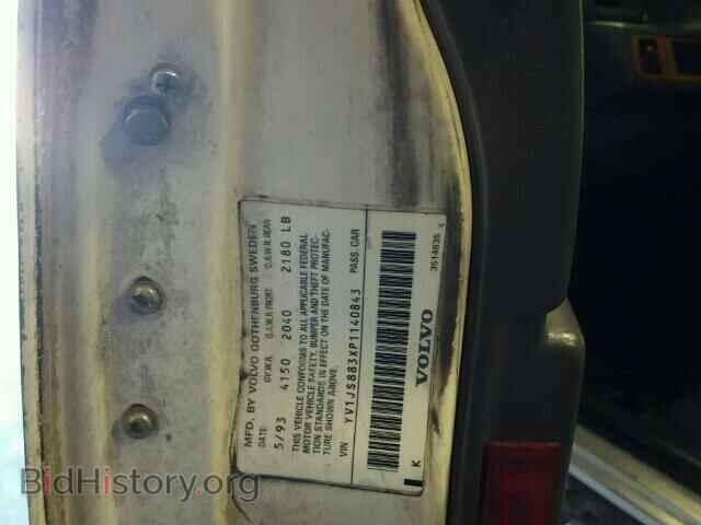 1993 VOLVO 940 - VIN: YV1JS883XP1140843 - Фото 10