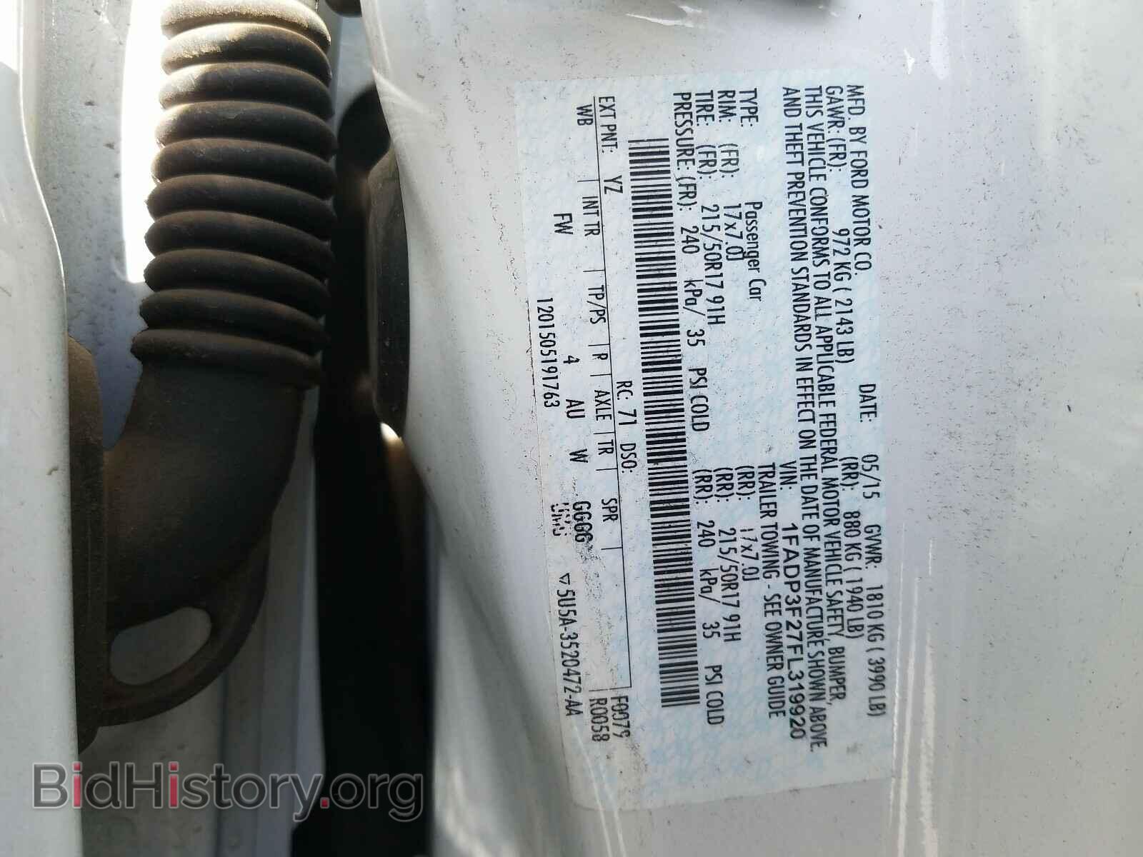 2015 FORD FOCUS - VIN: 1FADP3F27FL319920 - Photo 10