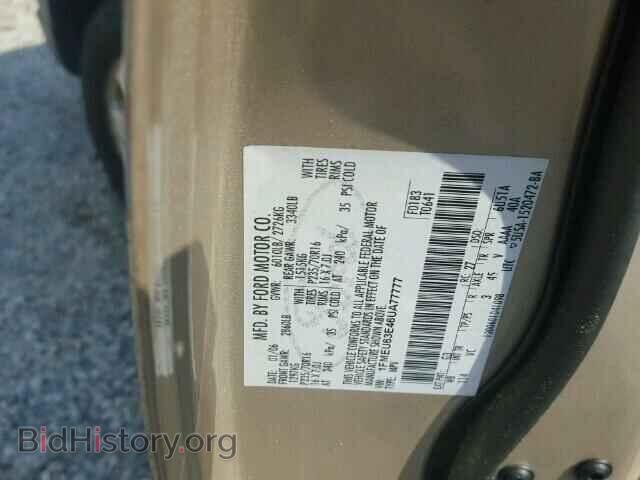 2006 FORD EXPLORER - VIN: 1FMEU63E46UA77777 - Фото 10