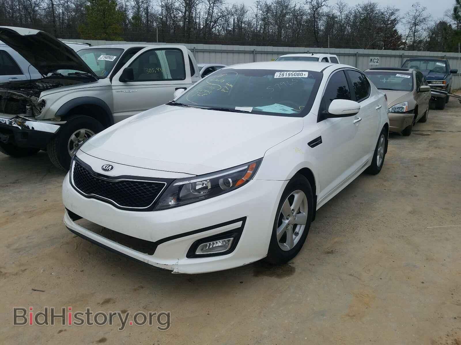 2014 KIA OPTIMA - VIN: KNAGM4A75E5464687 - Фото 2
