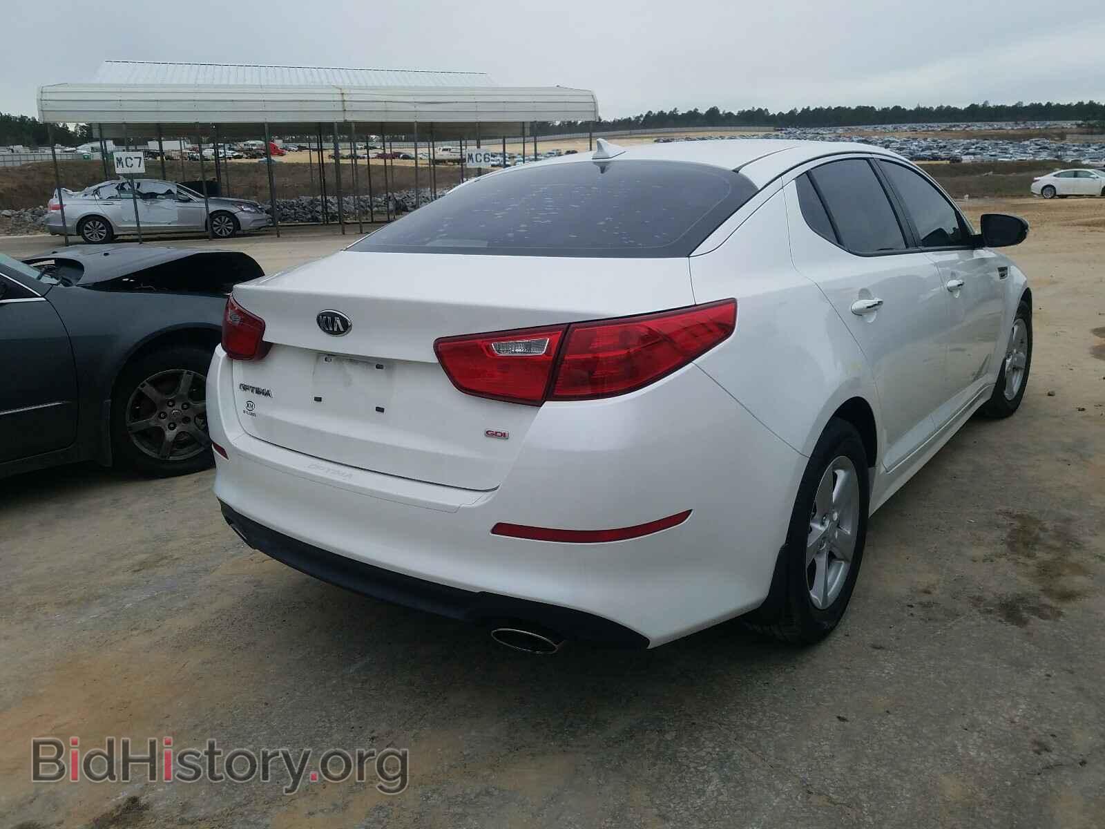 2014 KIA OPTIMA - VIN: KNAGM4A75E5464687 - Фото 4