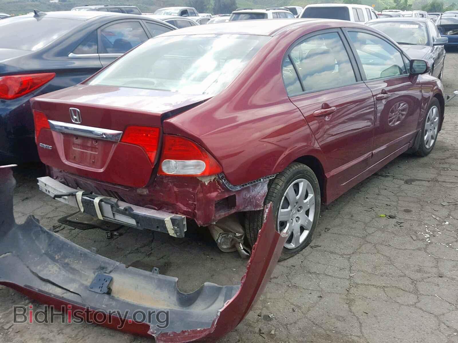 2009 HONDA CIVIC LX - VIN: 19XFA16549E047066 - Фото 4
