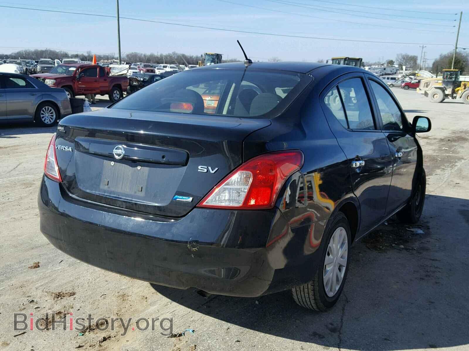 2012 NISSAN VERSA - VIN: 3N1CN7AP1CL859403 - Фото 4