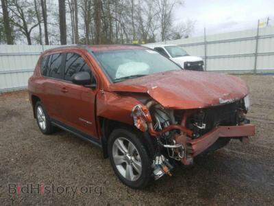2012 Jeep COMPASS Compass SP, оранжевый — VIN 1C4NJCBAXCD610043, Copart