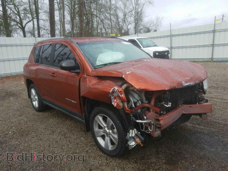 2012 Jeep COMPASS Compass SP (VIN 1C4NJCBAXCD610043) — photo 1 of 10, Copart, damage: front end