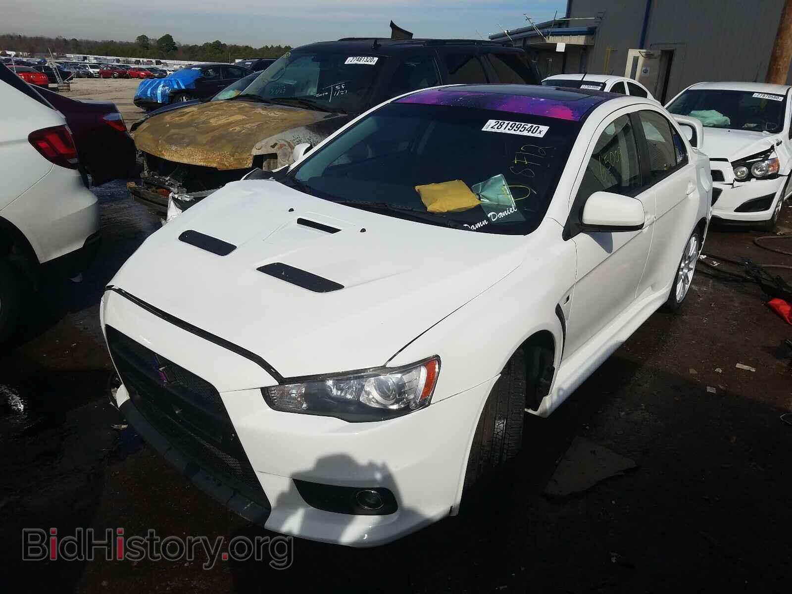 2012 MITSUBISHI EVO - VIN: JA32W8FV2CU014048 - Фото 2