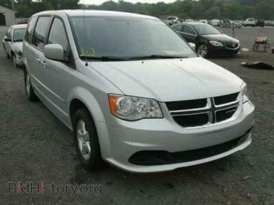 2011 Dodge CARAVAN Grand Cara, серебристый — VIN 2D4RN3DG4BR605832, Copart