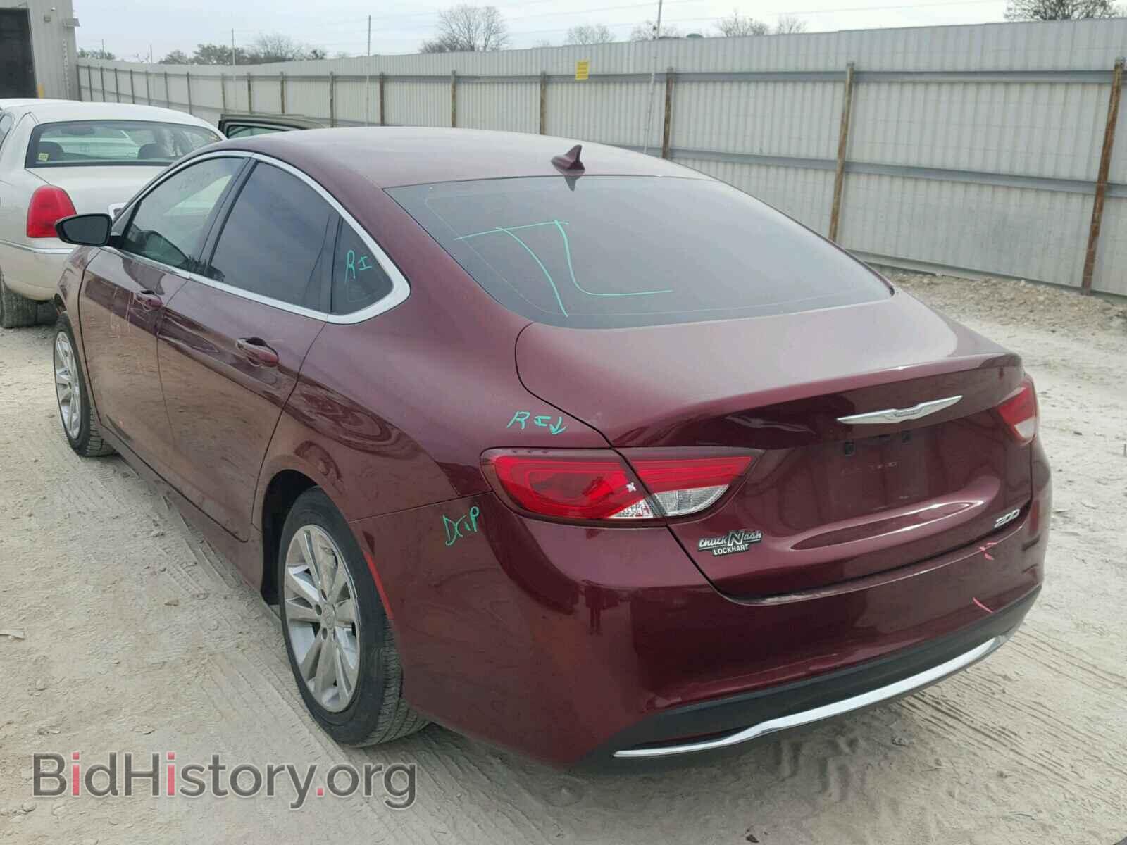 2015 CHRYSLER 200 - VIN: 1C3CCCAB1FN655516 - Фото 3