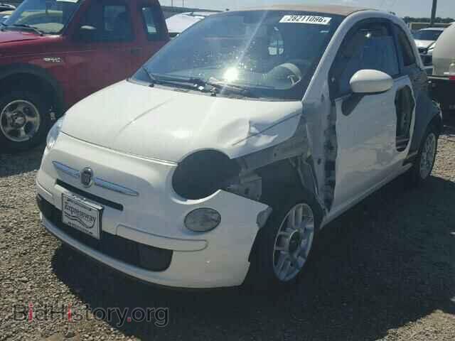 2012 FIAT 500 - VIN: 3C3CFFDRXCT330487 - Фото 2