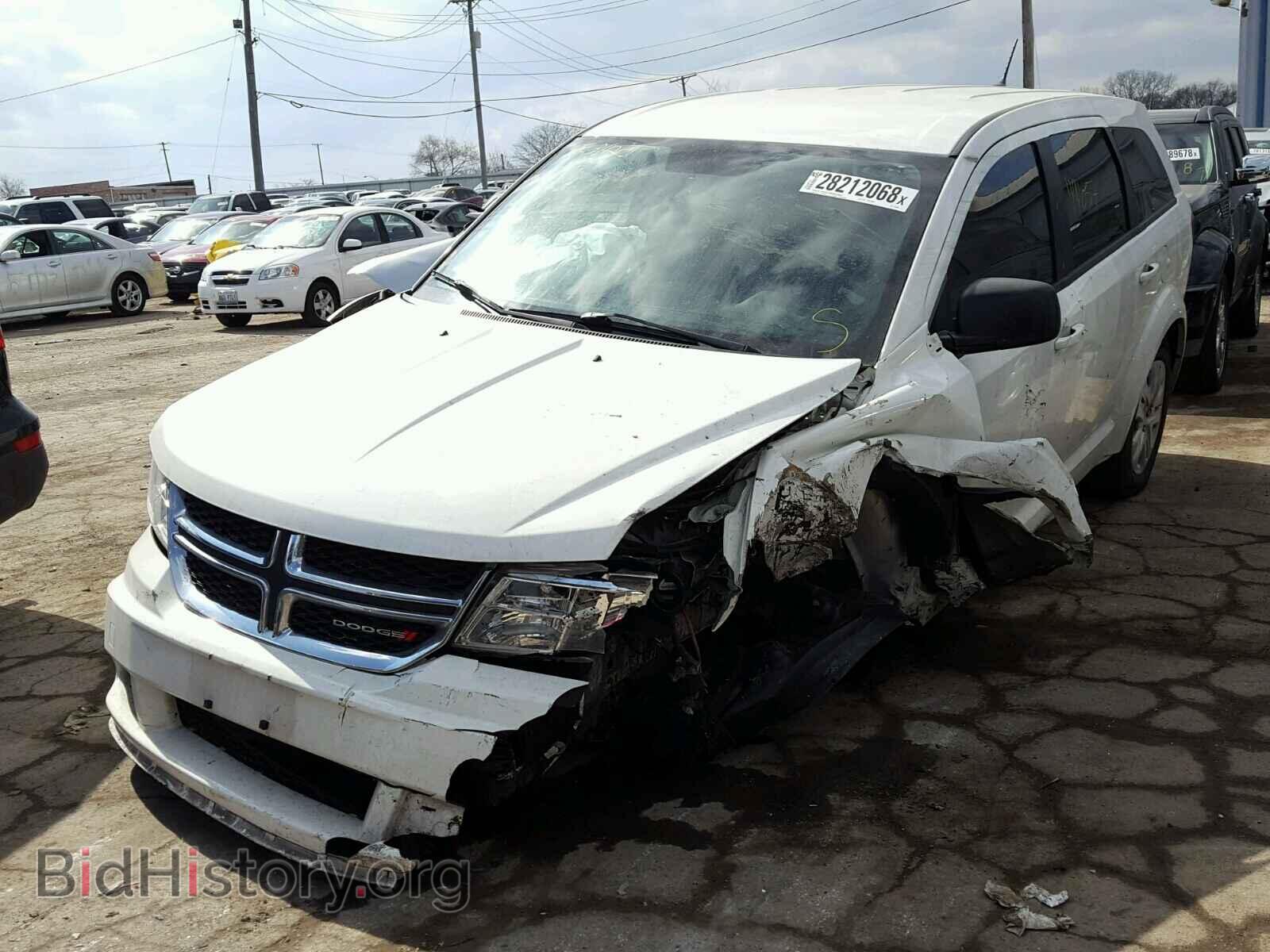 2013 DODGE JOURNEY - VIN: 3C4PDCAB1DT722882 - Фото 2