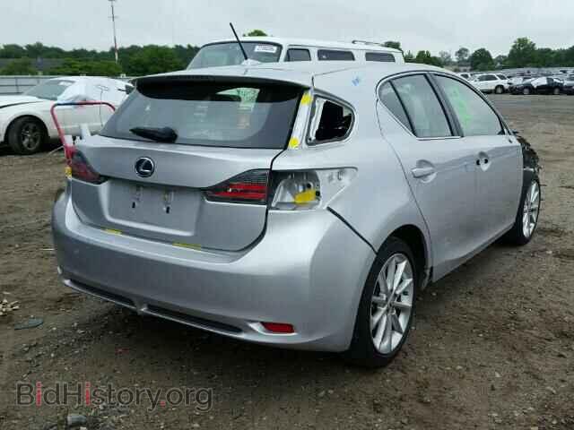 2012 LEXUS CT 200 - VIN: JTHKD5BH3C2062691 - Фото 4