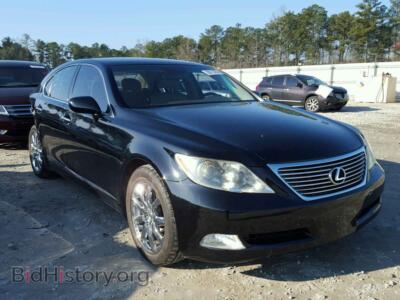 2007 Lexus LS460 LS 460, black — VIN JTHBL46F975037594, Copart
