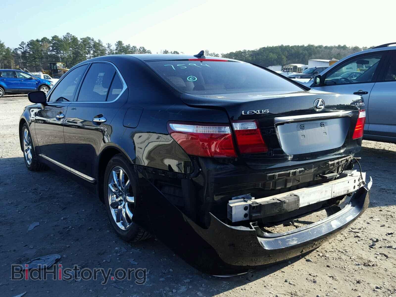 2007 LEXUS LS460 - VIN: JTHBL46F975037594 - Фото 2