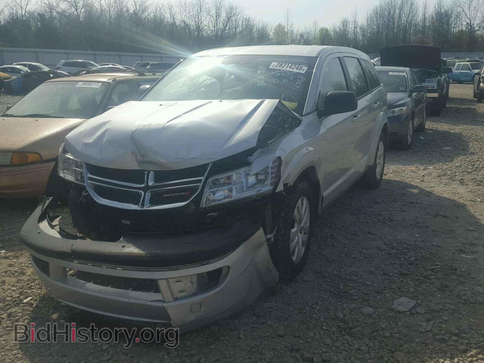 2014 DODGE JOURNEY - VIN: 3C4PDCAB9ET232126 - Фото 2