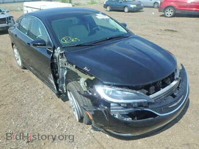 2015 Chrysler 200 200 Limite, черный — VIN 1C3CCCAB3FN681471, Copart
