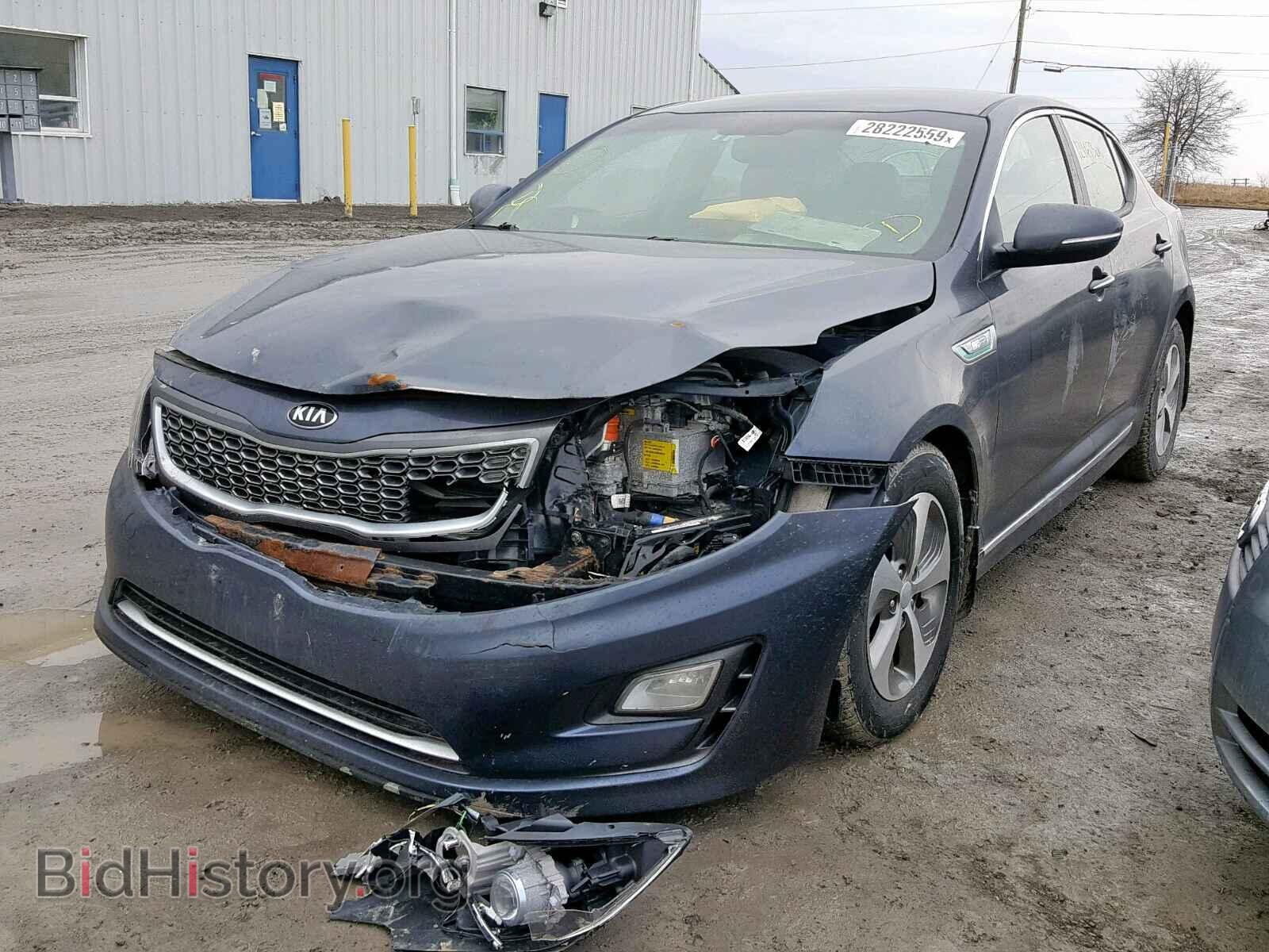 2014 KIA OPTIMA HYB - VIN: KNAGM4AD9E5072544 - Фото 2