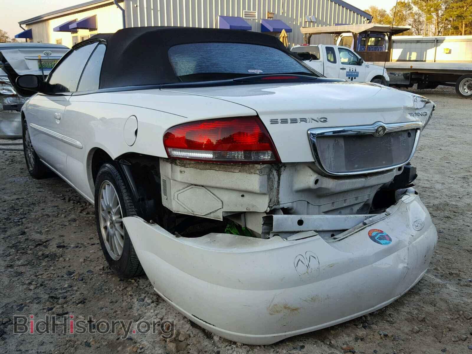 2004 CHRYSLER SEBRING - VIN: 1C3EL55R14N352521 - Фото 3
