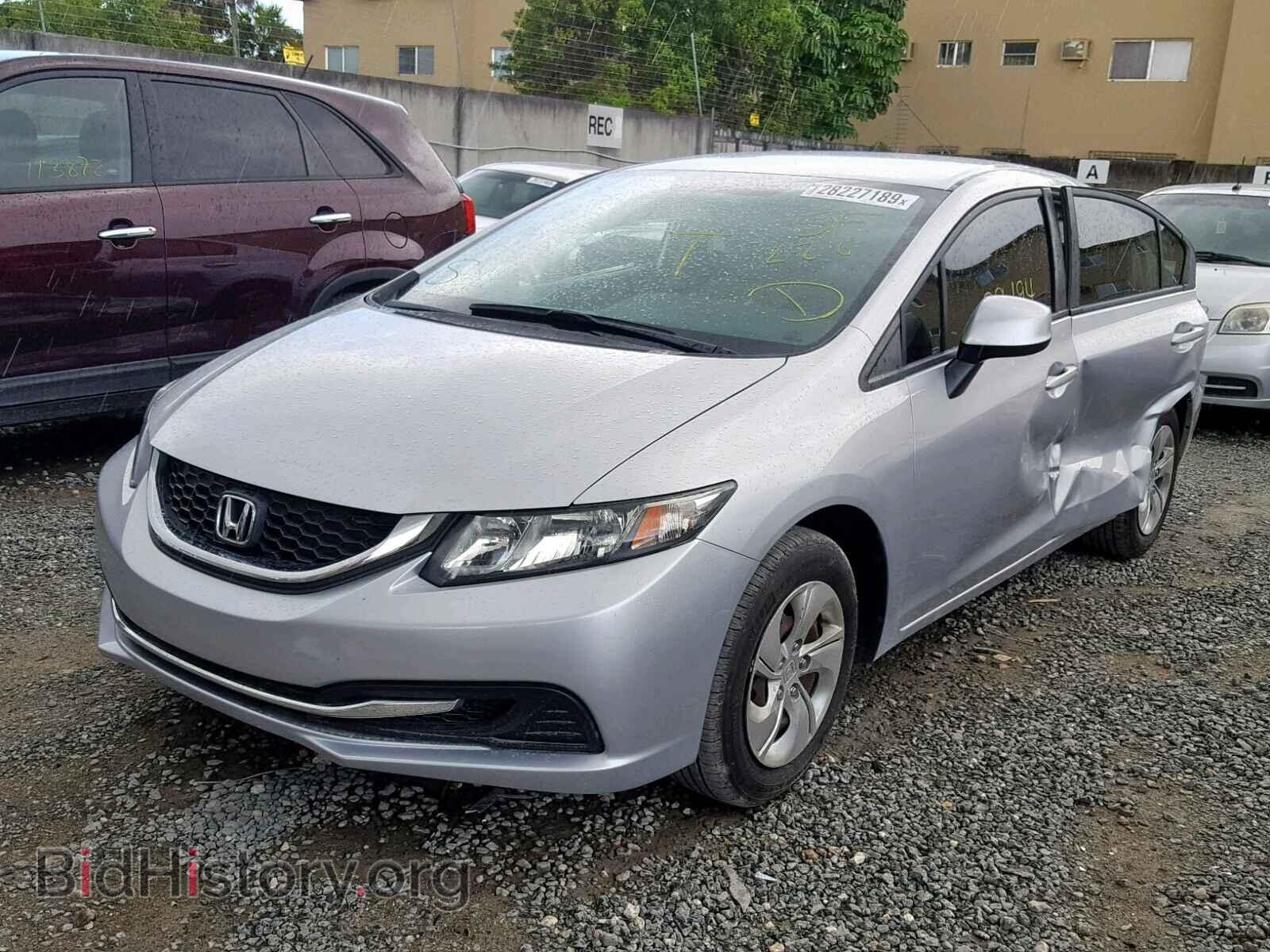 2013 HONDA CIVIC LX - VIN: 19XFB2F50DE054933 - Фото 2
