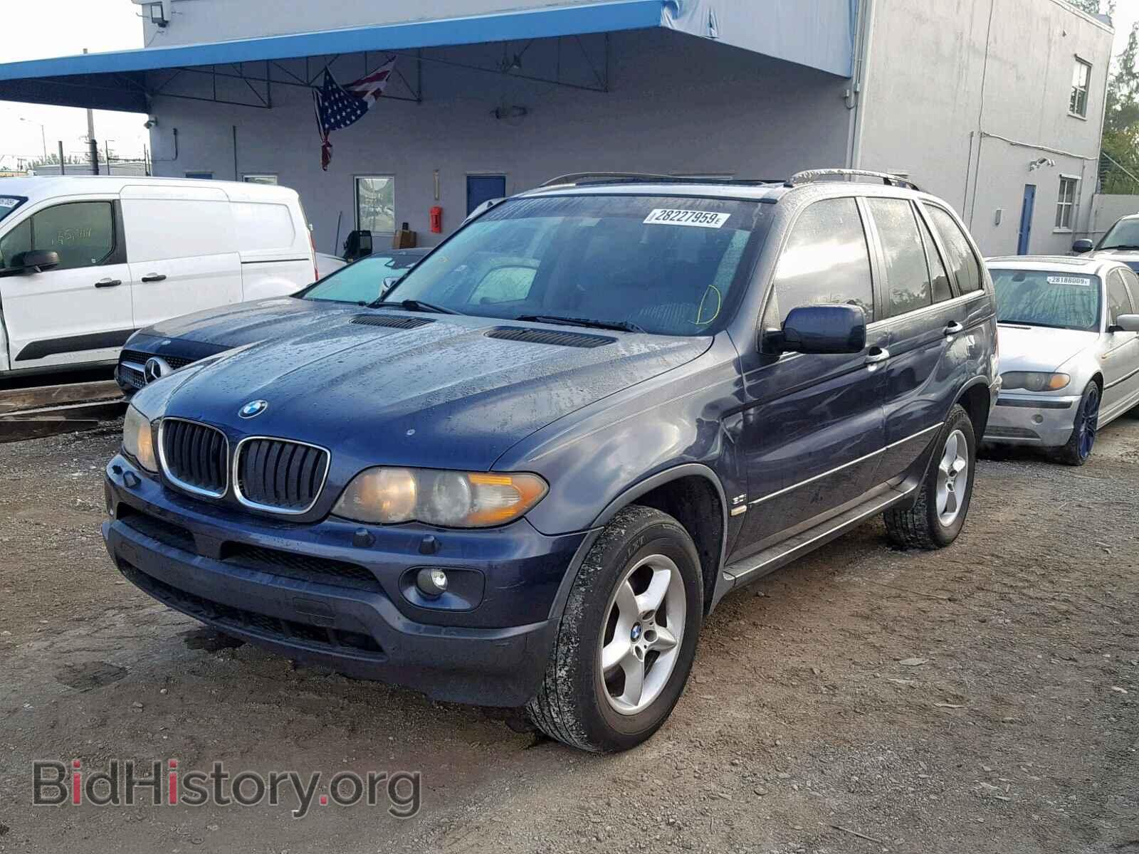 2005 BMW X5 - VIN: 5UXFA135X5LY11717 - Фото 2