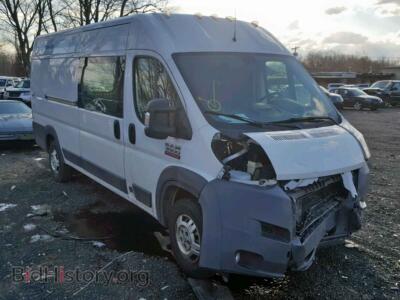 2014 RAM PROMASTER, white — VIN , Copart