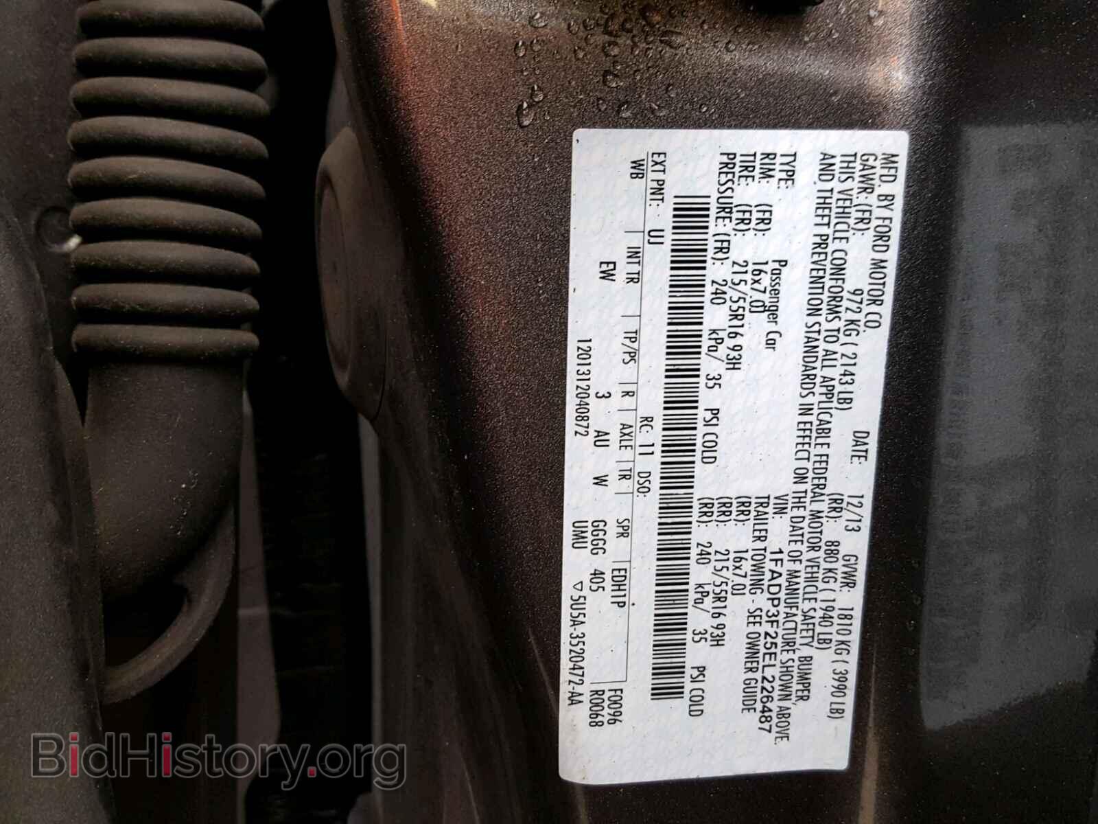 2014 FORD FOCUS - VIN: 1FADP3F25EL226487 - Photo 10