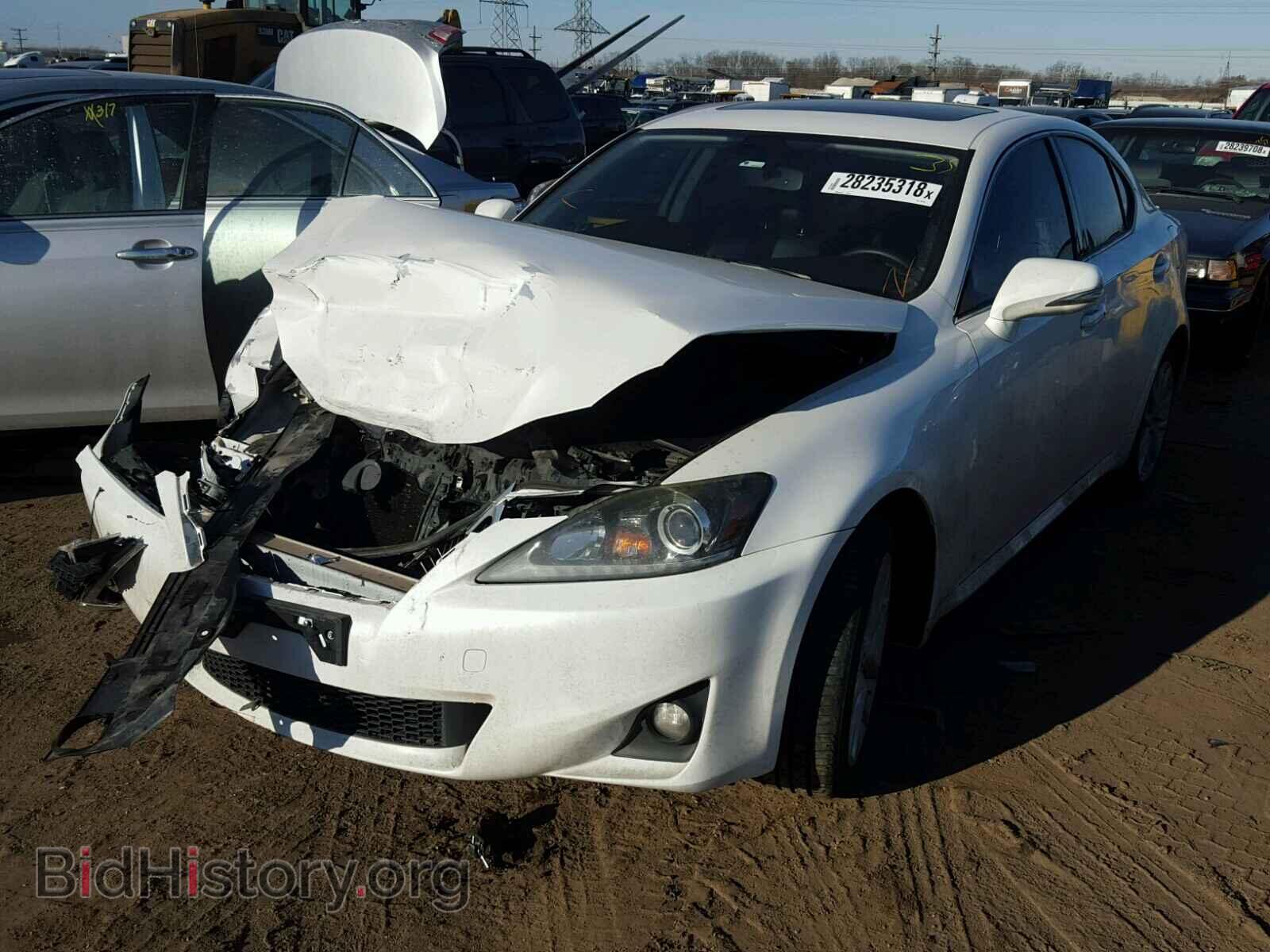 2012 LEXUS IS250 - VIN: JTHCF5C28C5053346 - Фото 2