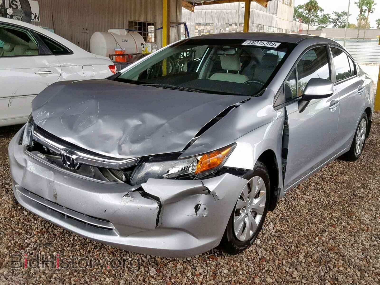 2012 HONDA CIVIC LX - VIN: 19XFB2F5XCE080583 - Фото 2
