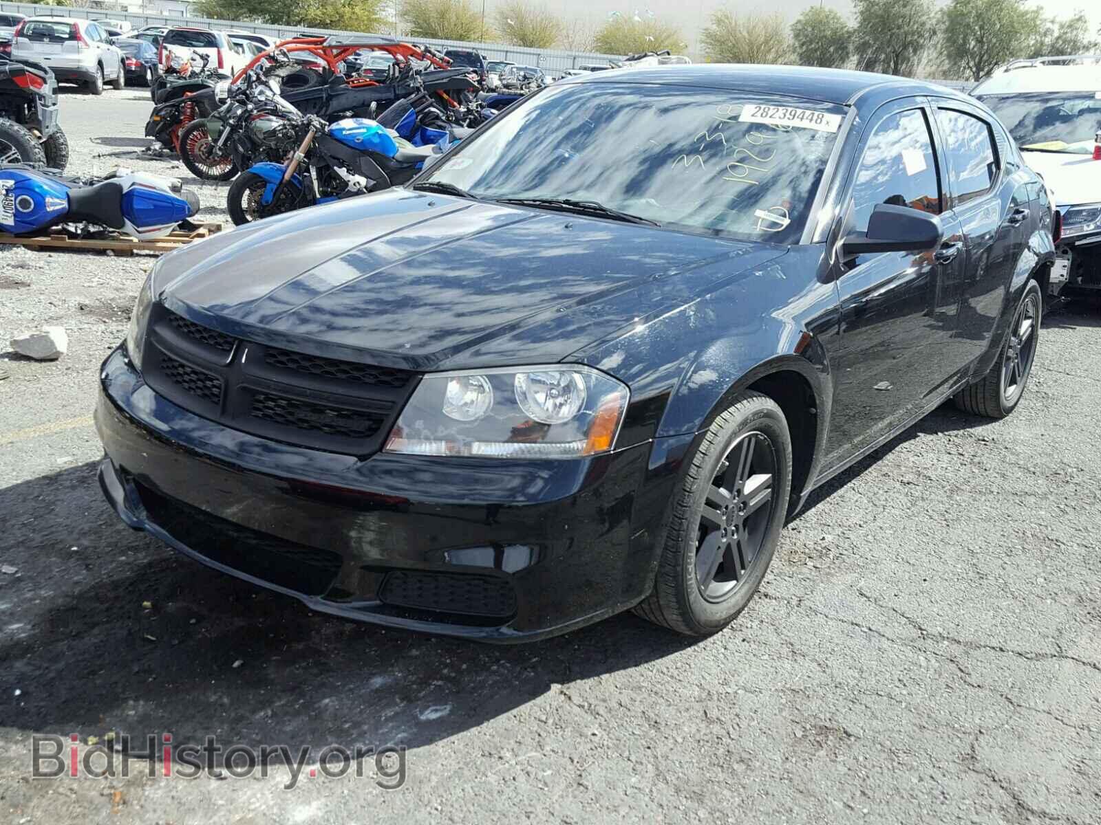 2013 DODGE AVENGER - VIN: 1C3CDZAG8DN587191 - Фото 2