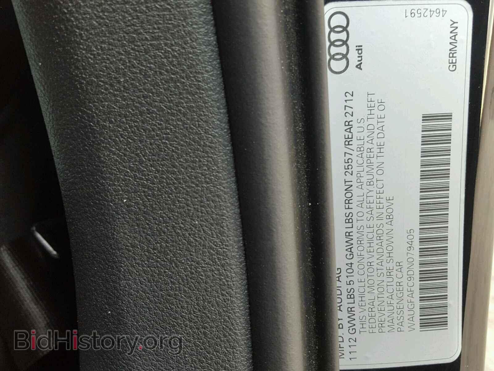 2013 AUDI A6 - VIN: WAUGFAFC9DN079405 - Photo 10