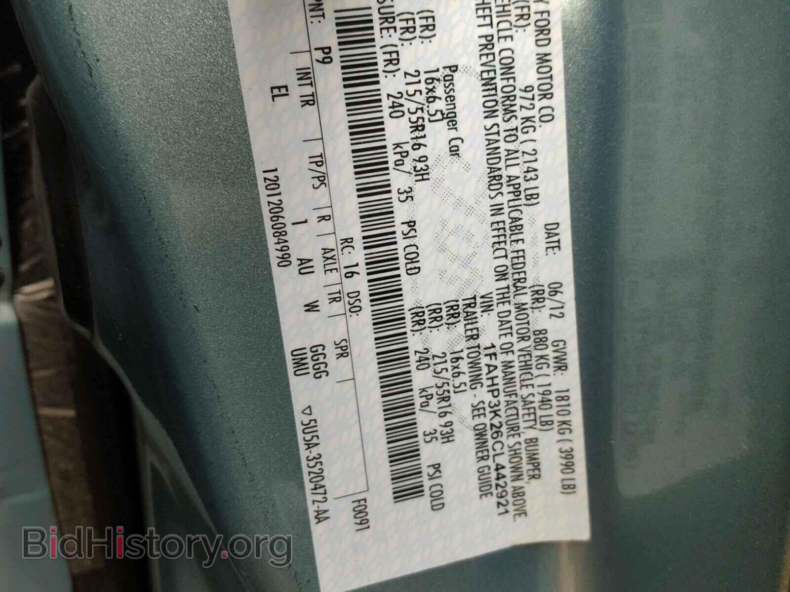 2012 FORD FOCUS - VIN: 1FAHP3K26CL442921 - Photo 10