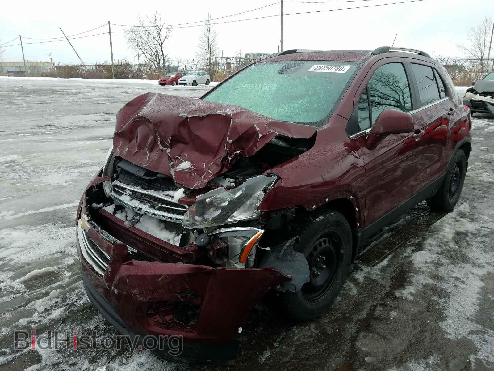 2016 CHEVROLET TRAX - VIN: 3GNCJLSB0GL196827 - Фото 2