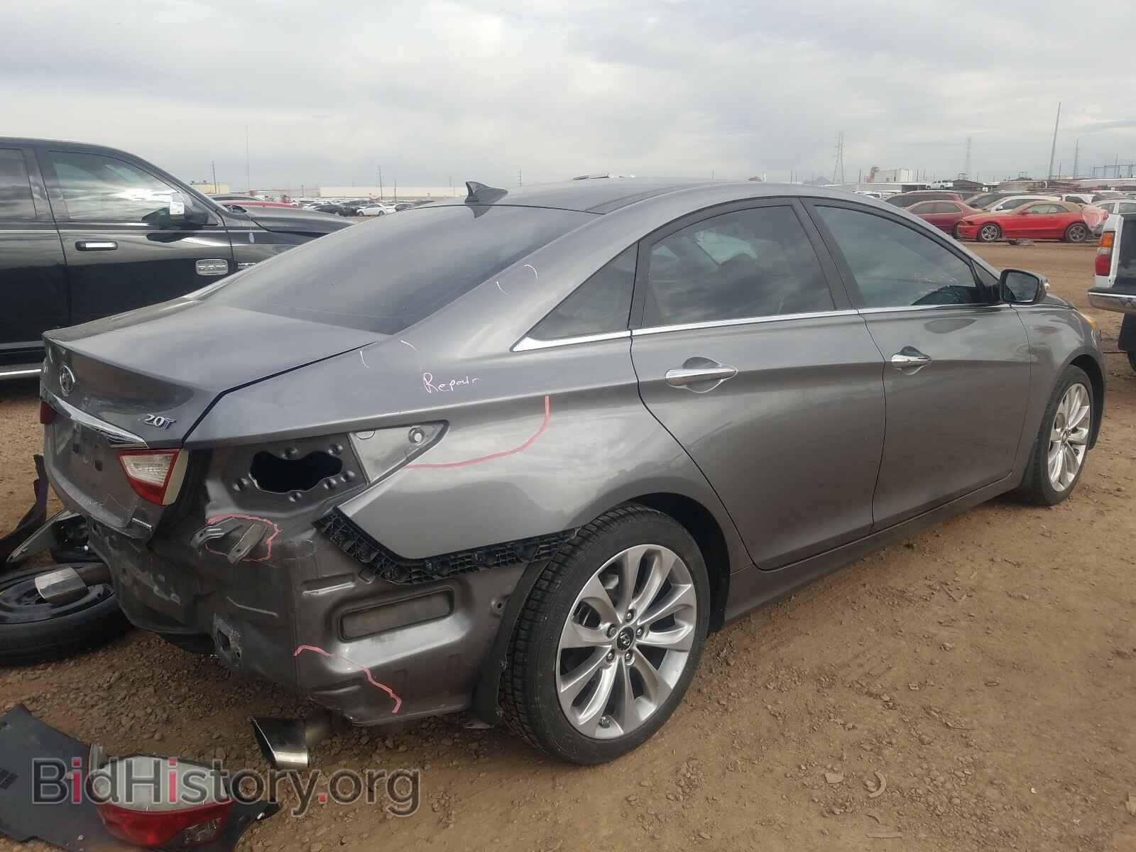 2012 HYUNDAI SONATA - VIN: 5NPEC4AB8CH334904 - Фото 4